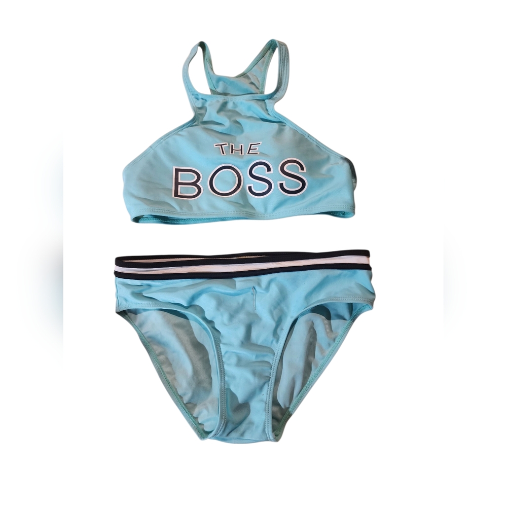 Blue 'The Boss' Bikini Set